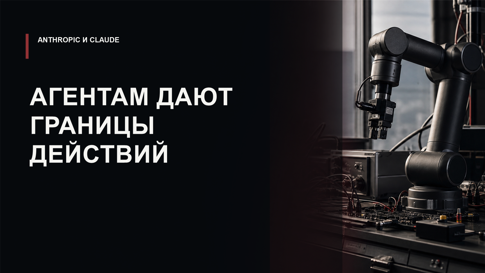Обложка статьи о стандарте Anthropic MHS для управления оборудованием AI-агентами