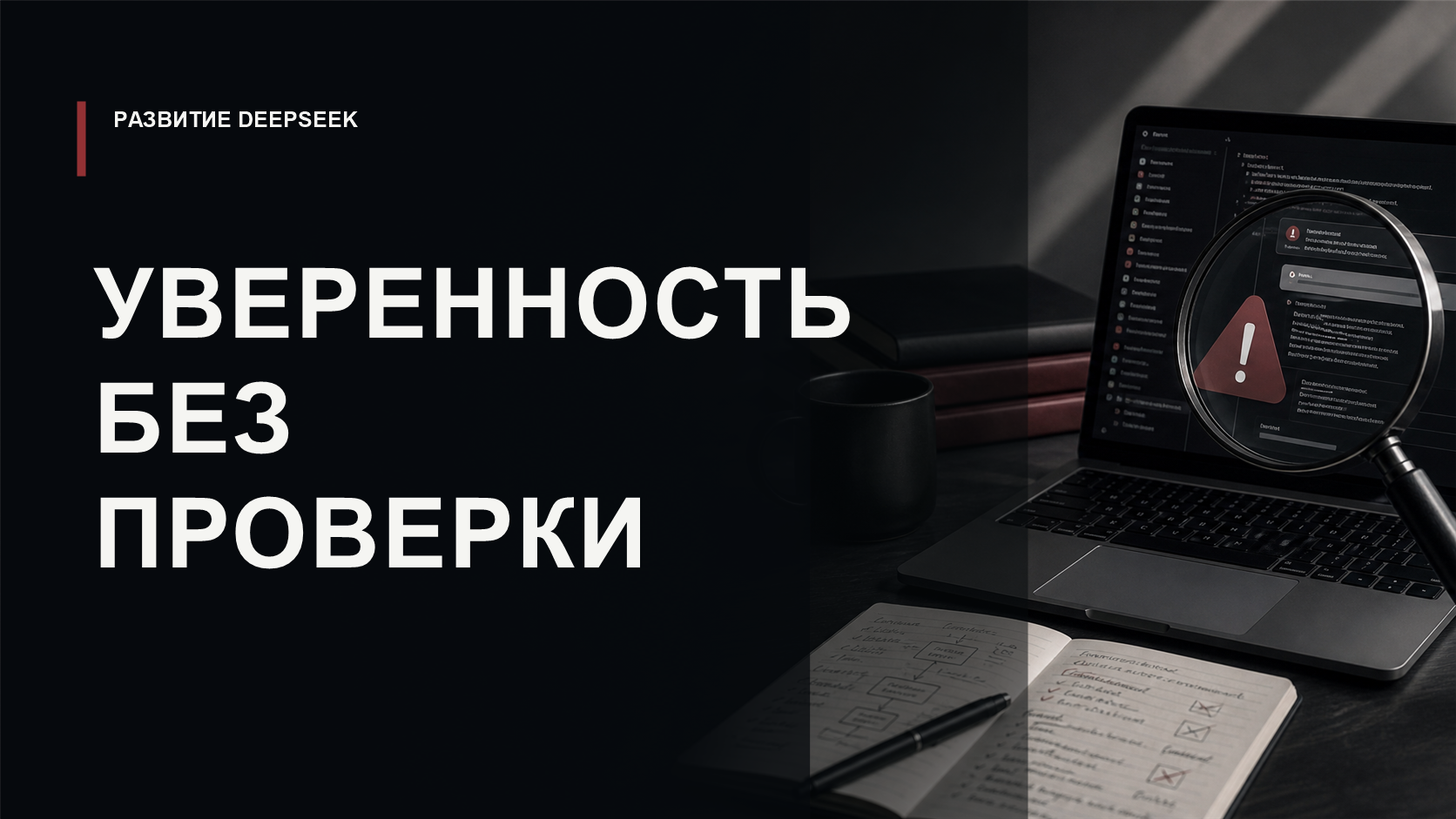 Обложка статьи о риске уверенных технических ошибок DeepSeek-V3