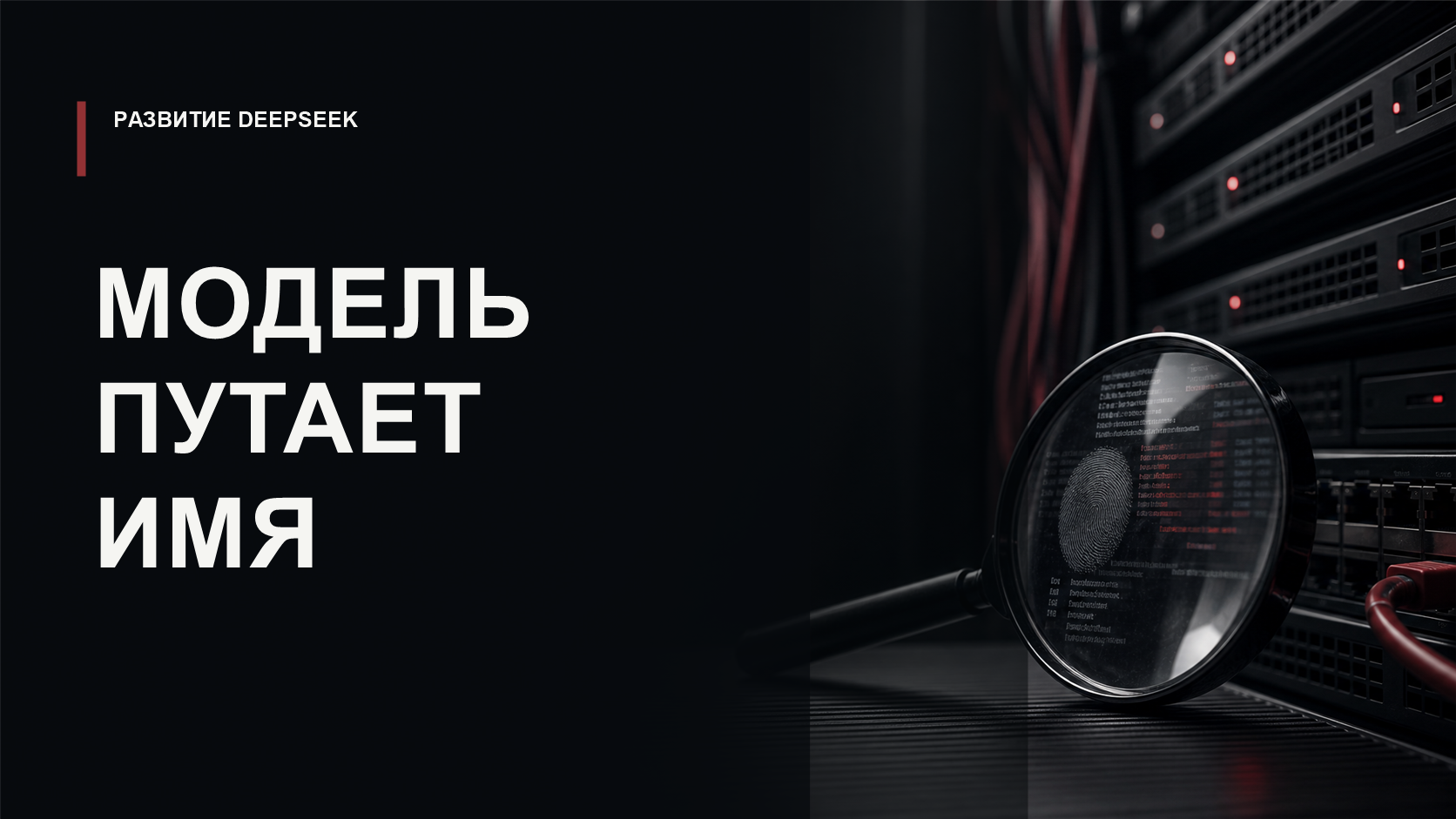 Обложка статьи о сбое идентичности DeepSeek V4 Flash и путанице с Claude 3.5