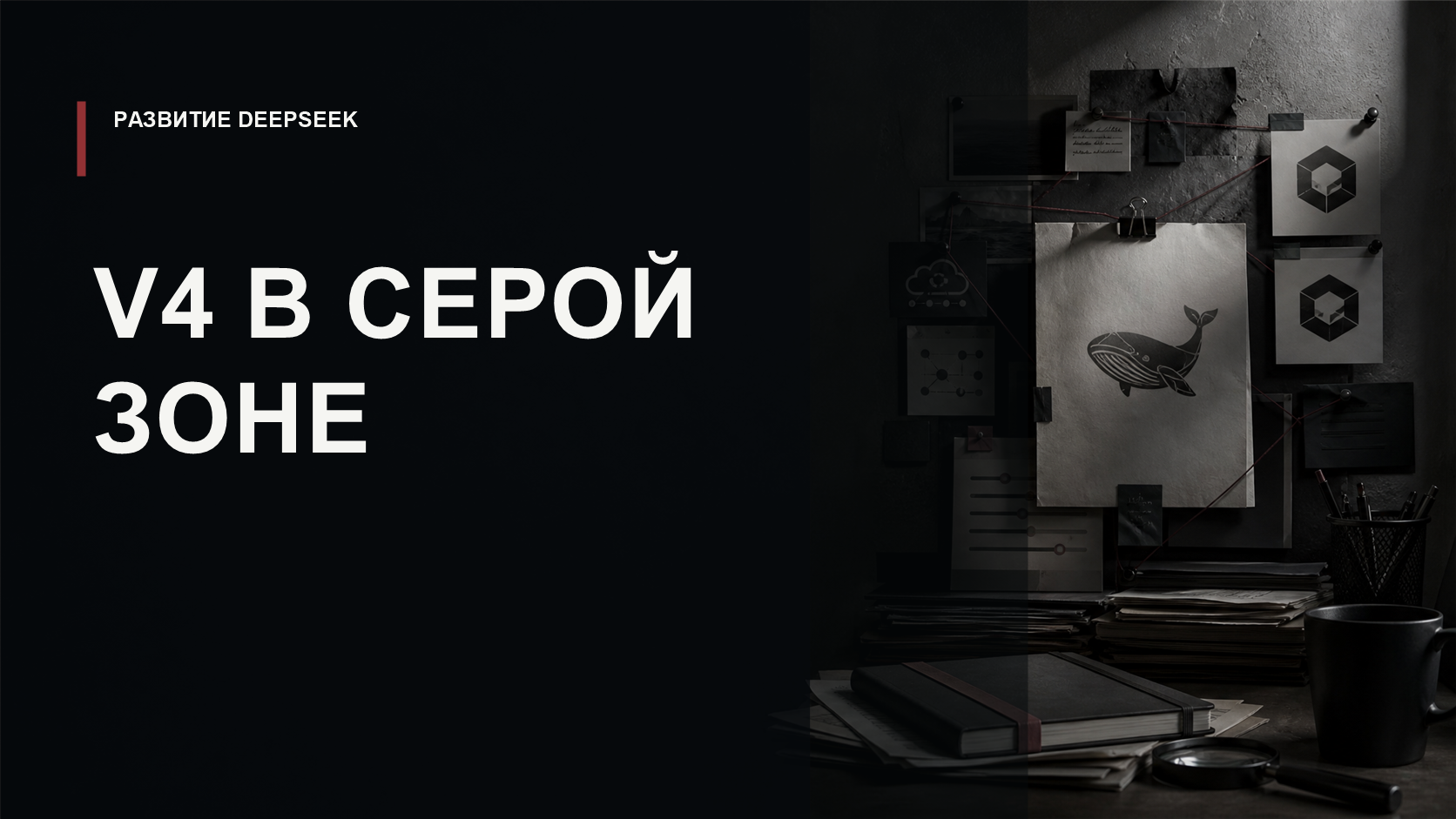 Обложка статьи о DeepSeek V4, возможном сером тестировании и споре о routing.