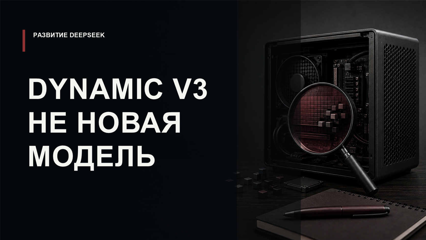 Обложка статьи о Dynamic V3 Unsloth и локальном запуске DeepSeek-V3