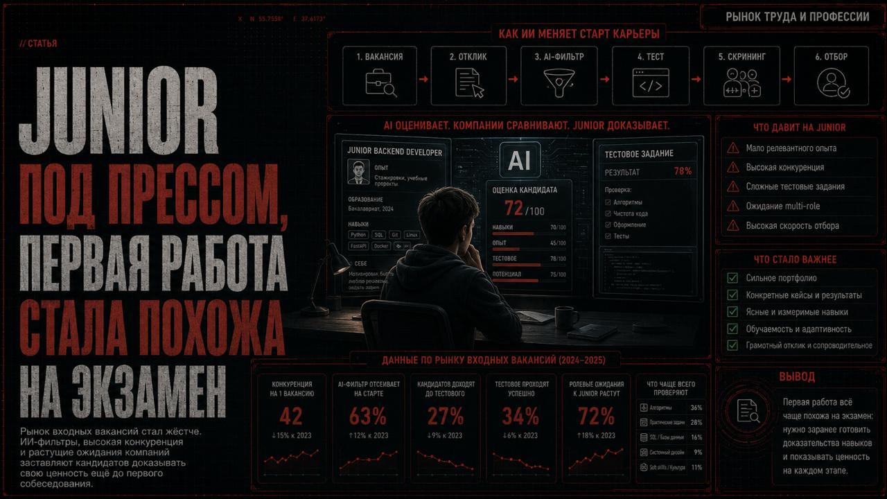 Junior-специалист и ИИ на входе в профессию в 2026 году