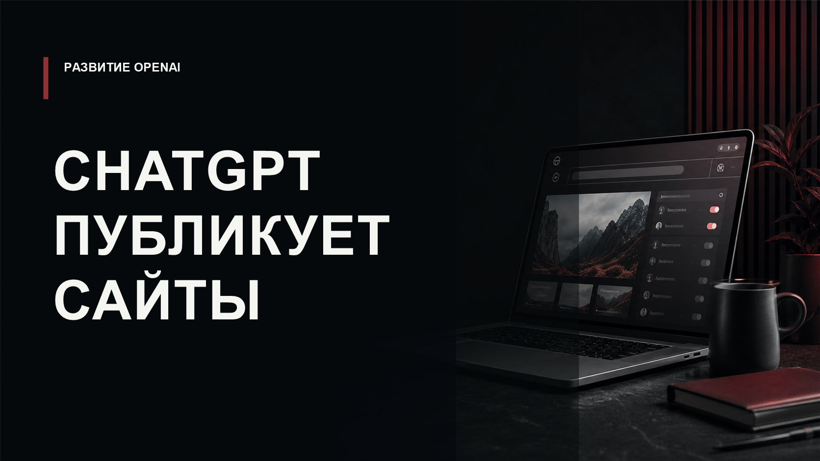 Обложка статьи о ChatGPT Sites и публикации сайтов внутри ChatGPT