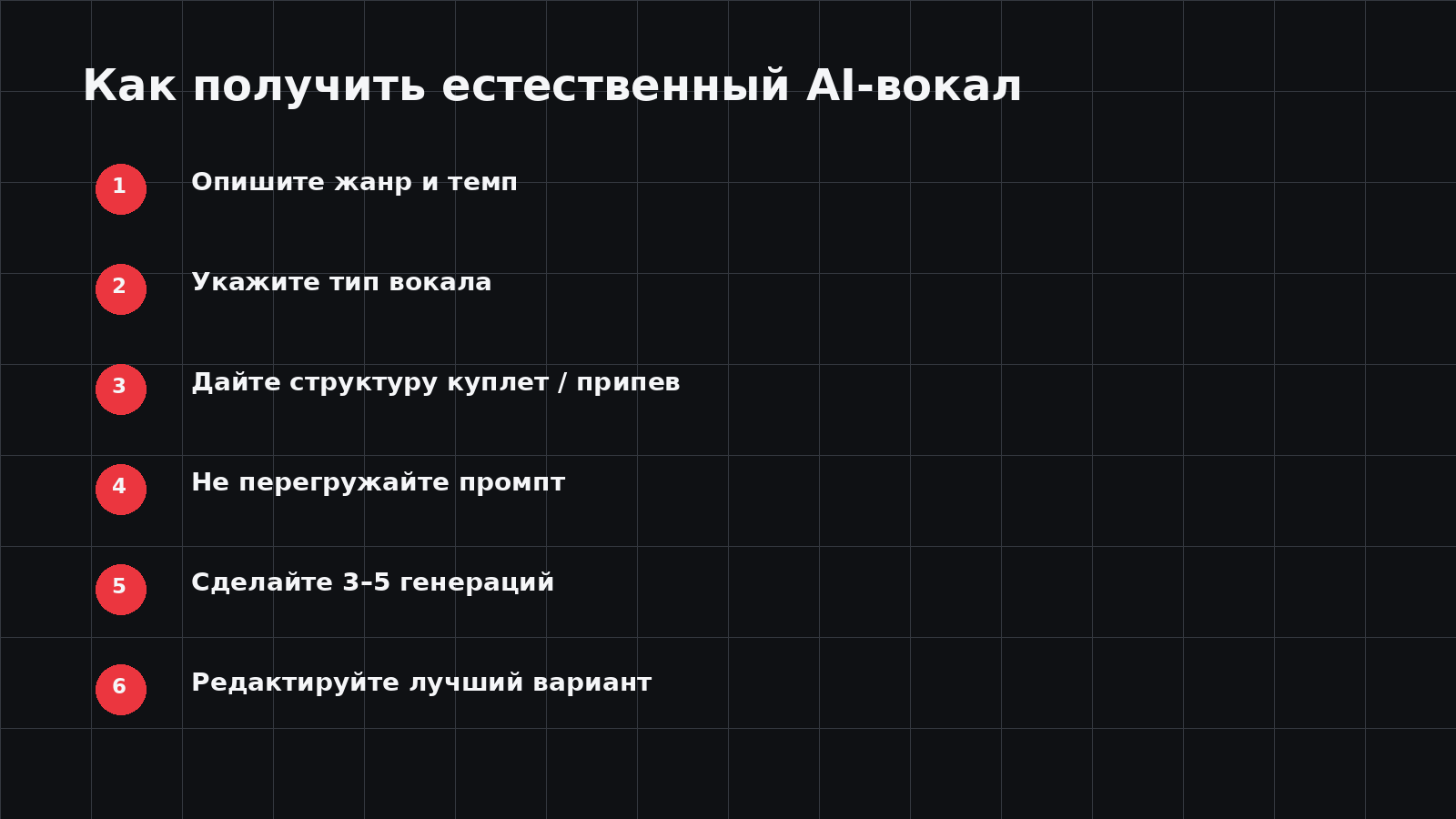 Как получить естественный AI-вокал